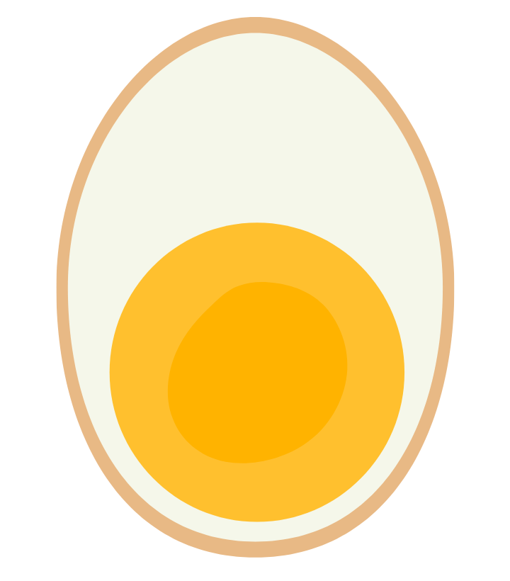 Oeuf Illustration des parties de l'oeuf