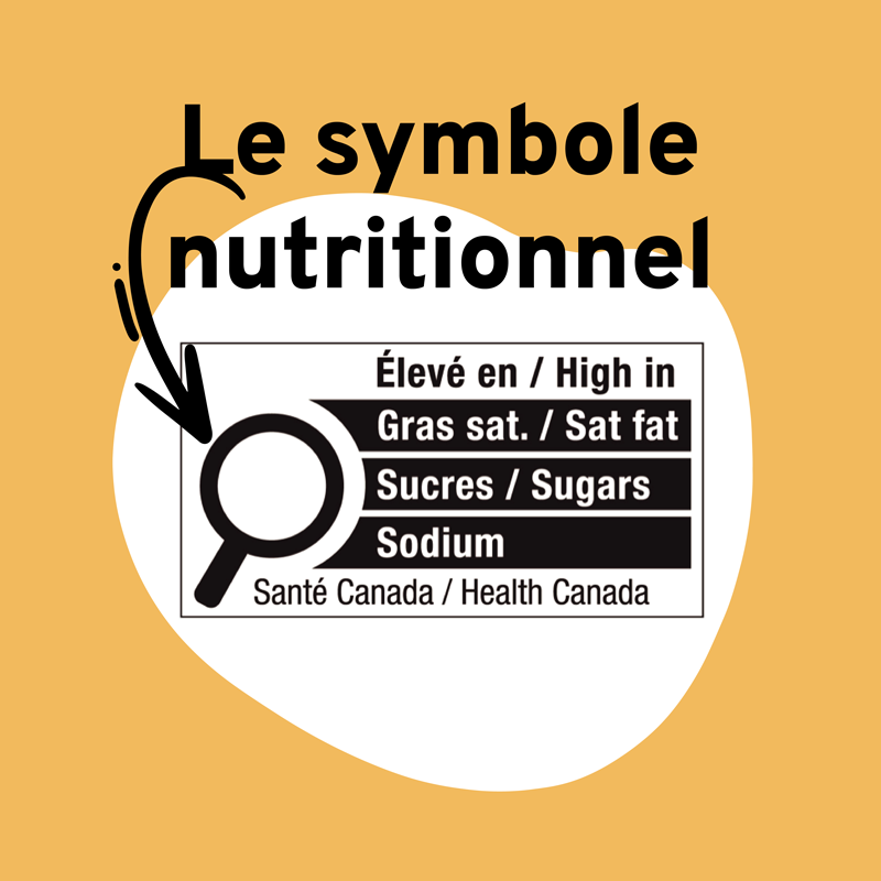 Symbole nutritionnel Symbole nutritionnel sur l'étiquetage nutritionnel